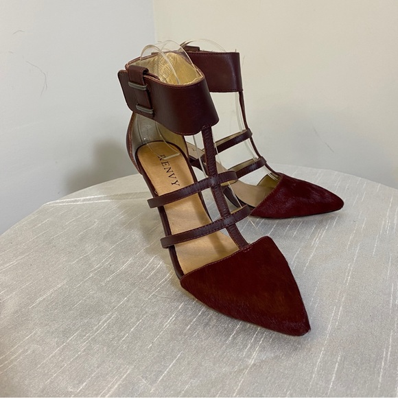 Renvy Calf Hair Sexy Silhouette Pumps Heels 7.5 - Picture 7 of 9